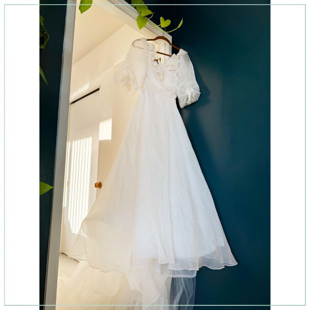 $7590 Monique Lhuillier Ambrosia Runway Bridal Gown - Picture 7 of 16